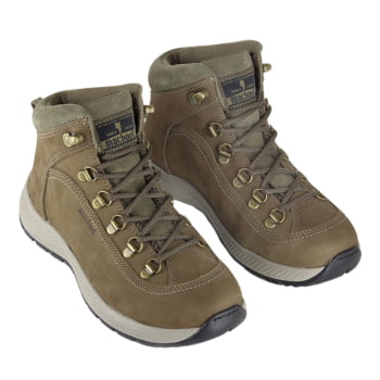 BOTA FEMININA MELISSA MARROM TAUPE MACBOOT