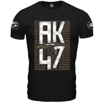 CAMISETA MASCULINA CONCEPT AK47 PRETA TEAM SIX