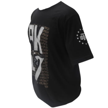 CAMISETA MASCULINA CONCEPT AK47 PRETA TEAM SIX