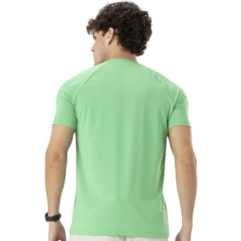 CAMISETA RAGLAN UV50+ MASCULINA VERDE-  ALPEN