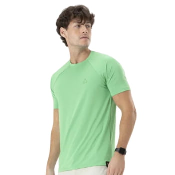 CAMISETA RAGLAN UV50+ MASCULINA VERDE-  ALPEN