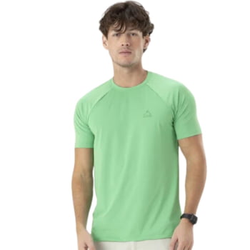 CAMISETA RAGLAN UV50+ MASCULINA VERDE-  ALPEN