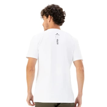 CAMISETA UV DRY FIT MASCULINA BRANCA ALPEN