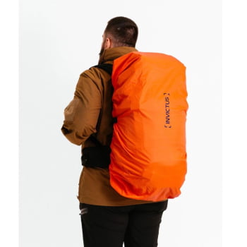 CAPA PARA MOCHILA IMPERMEAVEL LARANJA 40L A 60L INVICTUS