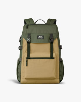 MOCHILA PELICAN 2.0 30L OCRE E VERDE MILITAR - GALÁPAGOS
