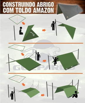 TOLDO DE PROTEÇÃO AMAZON 1P VERDE - GUEPARDO