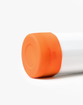 CAPA DE SILICONE PARA GARRAFA BOOT LARANJA - GALÁPAGOS