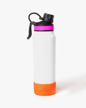 CAPA DE SILICONE PARA GARRAFA BOOT LARANJA - GALÁPAGOS