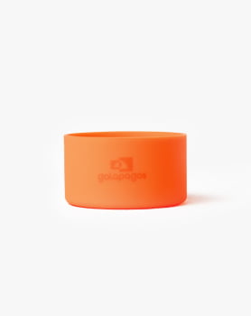 CAPA DE SILICONE PARA GARRAFA BOOT LARANJA - GALÁPAGOS