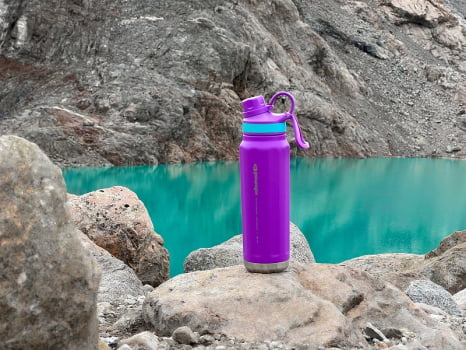 GARRAFA TÉRMICA CASCADE 710ML ROXO - GALAPAGOS