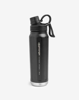 GARRAFA TÉRMICA CASCADE FLAVORSAFE® 710ML PRETA - GALAPAGOS