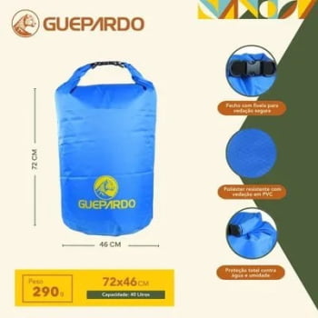 SACO ESTANQUE DRY KEEP 40 LITROS GUEPARDO