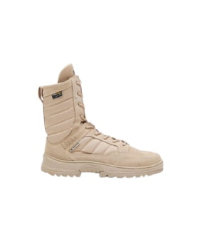 BOTA TÁTICA INTERCEPTOR COM ZIPER TAN - INVICTUS
