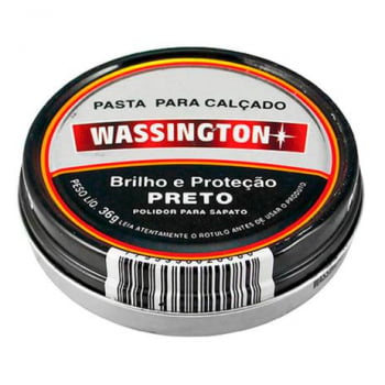 PASTA GRAXA PARA CALÇADOS PRETO -  WASSINGTON