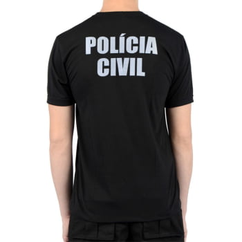 CAMISETA POLICIA CIVIL SC MANGA CURTA POLIAMIDA - FORT BRASIL