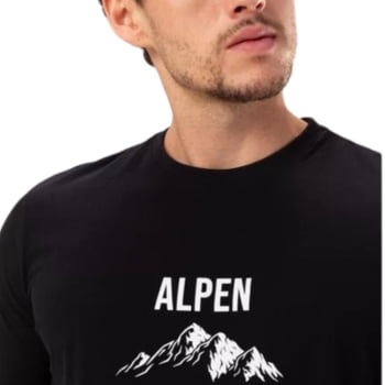 CAMISETA POLISH GLACIER MASCULINA PRETO - ALPEN