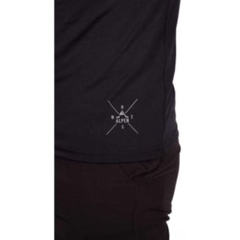 CAMISETA SEGUNDA PELE THERMIC UV50+ MASCULINO PRETO - ALPEN