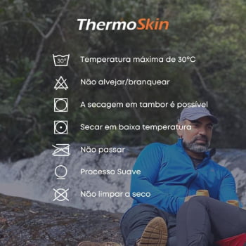 CAMISETA TÉRMICA THERMOSKIN MANGA LONGA FEMININA PRETA - CURTLO