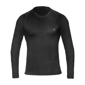 CAMISETA TÉRMICA THERMOSKIN MANGA LONGA MASCULINA PRETA - CURTLO