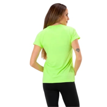 CAMISETA UV50+ DRY RAGLAN FEMININA VERDE TROPICAL - ALPEN