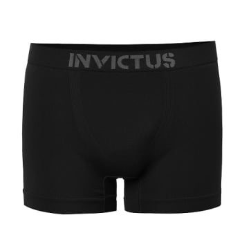 CUECA BOXER SEAMLESS PRETA - INVICTUS