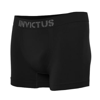 CUECA BOXER SEAMLESS PRETA - INVICTUS