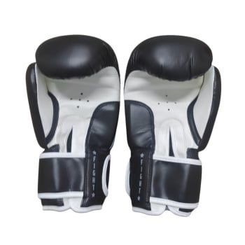 LUVA DE BOXE P10-14 14OZ PRETA E CINZA - ACTE SPORTS