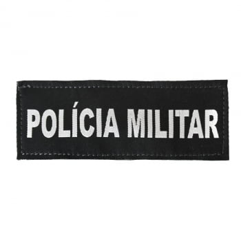 TARJETA IDENTIFICAÇÃO POLICIA MILITAR PRETA PEQUENA - WTC