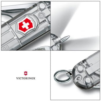 CANIVETE SIGNATURE LITE PRATA TRANSLUCIDO - VICTORINOX