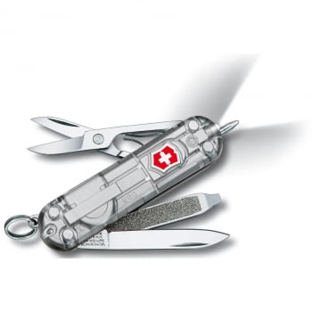 CANIVETE SIGNATURE LITE PRATA TRANSLUCIDO - VICTORINOX