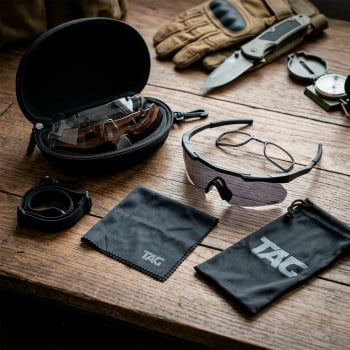 ÓCULOS TÁTICO SHADOW 3 LENTES UV 400 - TAG