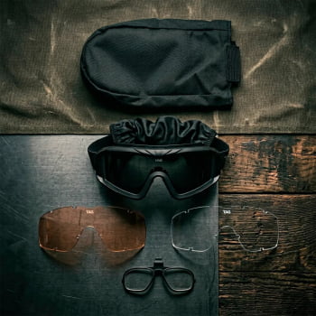 ÓCULOS TÁTICO STORM COM 2 LENTES UV 400 - TAG