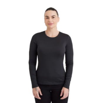 BLUSA SEGUNDA PELE THERMO PRETA FEMININA INVICTUS
