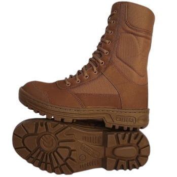 BOTA COTURNO COBRA EB COYOTE COM ZIPER - CALFESA