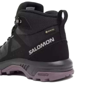 BOTA EXEO MID GTX FEMININA PRETO E ROXO - SALOMON