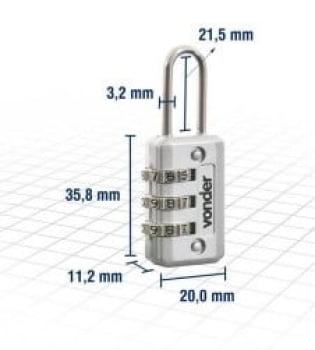 CADASTRO COM SEGREDO 20MM - VONDER