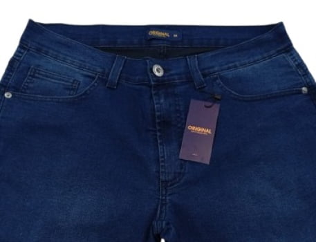 CALÇA JEANS SLIM AZUL MASCULINA - ORIGINAL