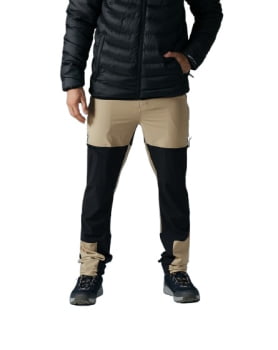 CALÇA TÉCNICA HIKER MASCULINA PRETO E CAQUI - GALÁPAGOS
