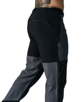 CALÇA TÉCNICA HIKER MASCULINA PRETO E CHUMBO - GALÁPAGOS