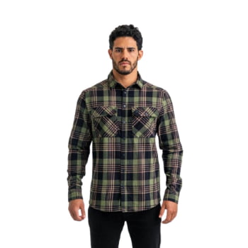 CAMISA LUMBERJACK RELIEF VERDE INVICTUS