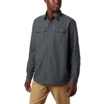 CAMISA SILVER RIDGE 2.0 FPS 50 CINZA GRILL COLUMBIA