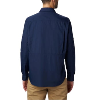 CAMISA SILVER RIDGE 2.0 FPS 50 COLLEGIATE NAVY COLUMBIA