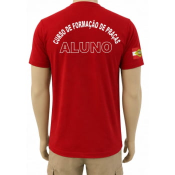 CAMISETA BMSC BOMBEIRO MILITAR DE SANTA CATARINA ALUNO PV 