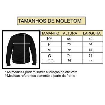 BLUSA MOLETOM LISO UNISSEX PRETO