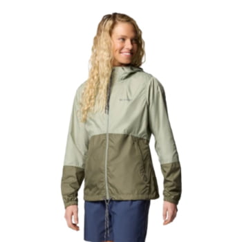 JAQUETA FEMININA FLASH FORWARD II WINDBREAKER VERDE - COLUMBIA