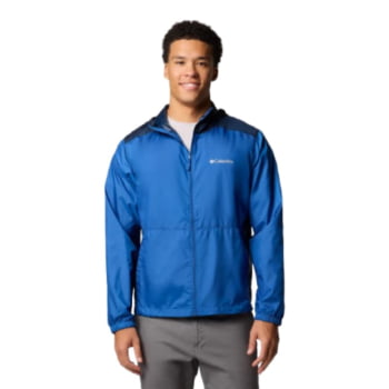 JAQUETA FLASHBACK II WINDBREAKER AZUL COLUMBIA