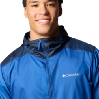 JAQUETA FLASHBACK II WINDBREAKER AZUL COLUMBIA