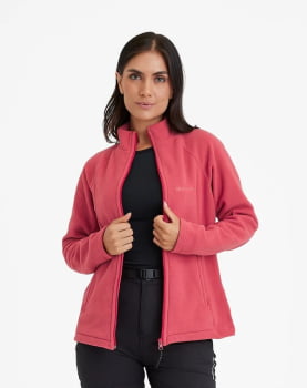 JAQUETA FLEECE KATHMANDU 2.0 FEMININA GOIABA - GALÁPAGOS