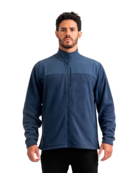 JAQUETA FLEECE SNOW AZUL MARINHO - INVICTUS