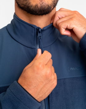 JAQUETA FLEECE SNOW AZUL MARINHO - INVICTUS
